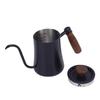 Hand Brew Coffee Kettle 600ML 304 Stainless Steel Narrow   Spout Coffee Pot with Scale Insulated Handle for Home Camping