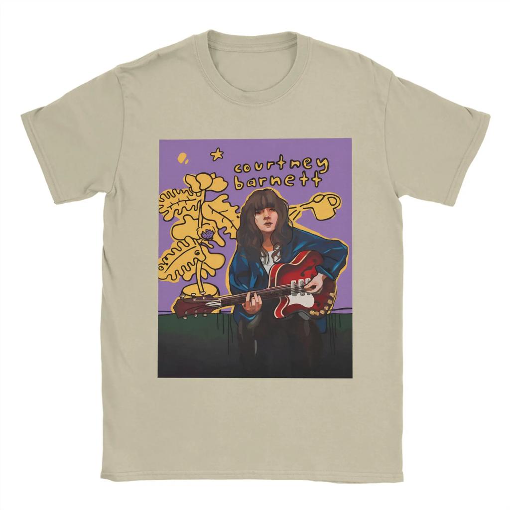 Courtney Barnett Australian Singer Tshirt For Unisex Awesome Pure Cotton Tees Crewneck Short Sleeve T Shirt Unique Clothing