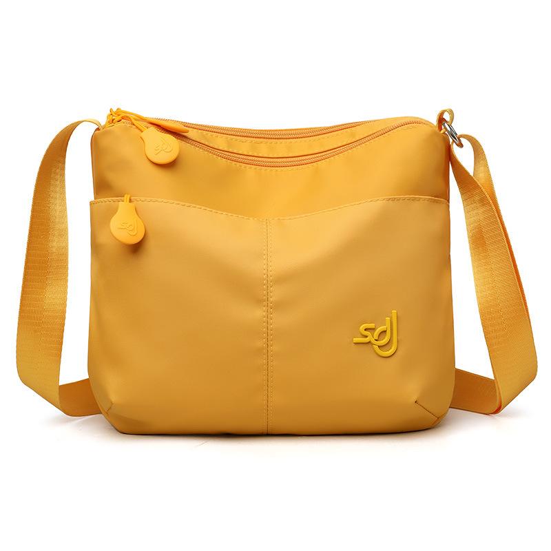 Women's Bag Large Capacity Multi-Zip Commuter Lightweight Shoulder Crossbody Bag