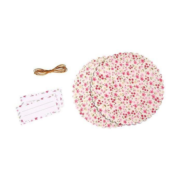 Decorative Set for Jam Jar Flowers