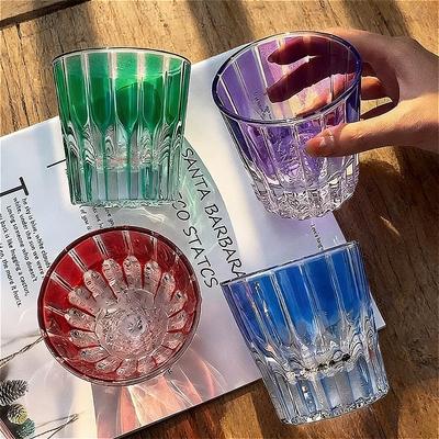 Creative Glass Cup Drinking Glasses Simple Wine Glasses Coffee Mug Cocktail Glass Unique Juice Tea Cups New Year Gifts Drinkware