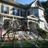 Giant Black Spider Halloween Party Decor for Home 2026 Outdoor Haunted House Ornament Trick or Treat Big Black Spider