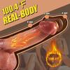 Realistic Female Masturbator Sex Toy Vibrator Heated Stimulator Huge Large Electric Retractable Penis Soft Masturbator Female Masturbator