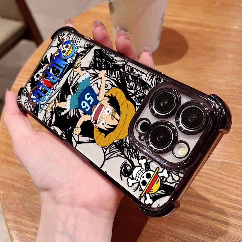 Ones Pieces Luffys Zoros Phone Case For iPhone 17 17e 16e 16 15 14 13 12 11 Pro Max X XR XSMax 7 8 Mini Air Plus Anti-Fall
