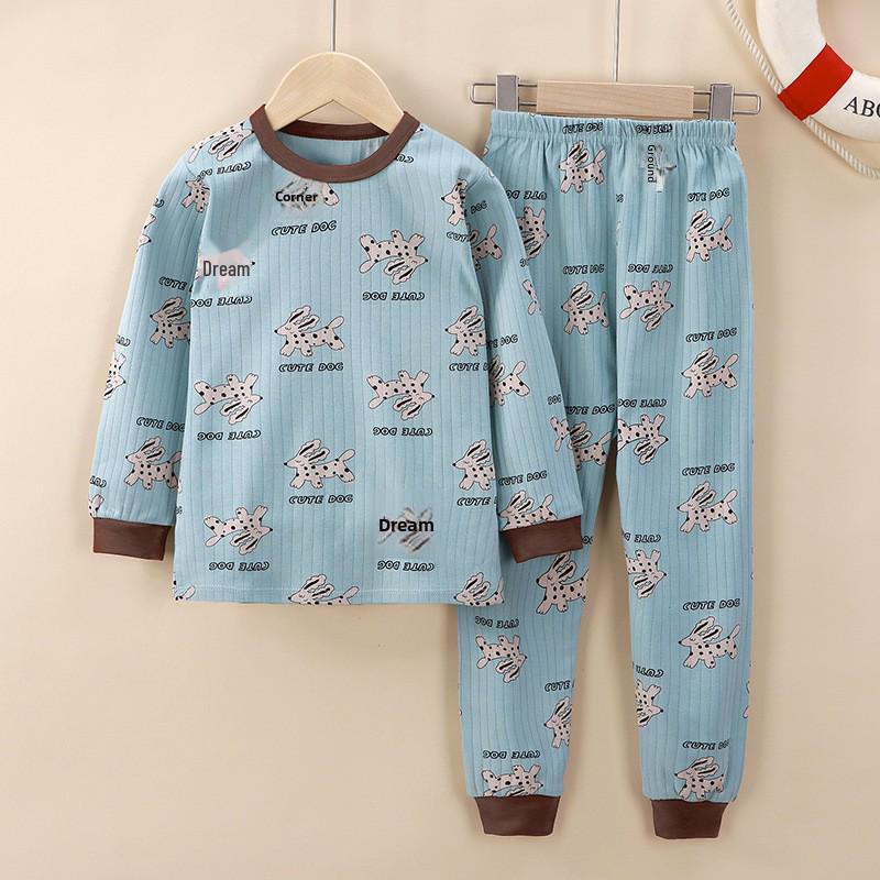 

Пижамные комплекты из чистого хлопка для мальчиков и девочек для детей и подростков - Осенняя коллекция 160 cm