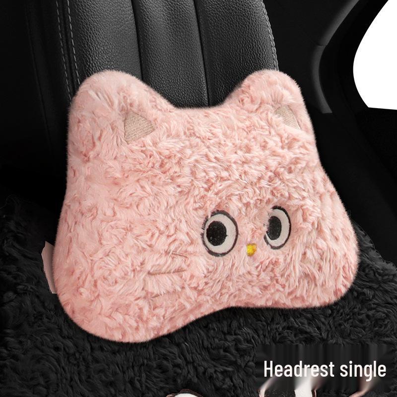 

Plush Car Seat Cushion Set for Autumn & Winter - Single & Three-Piece Options