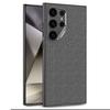 For Samsung Galaxy S24 Ultra Case Skin Touch PC+TPU+Cloth Phone Back Cover