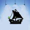 Vintage Sailboat Metal Wall Art, Distressed Iron Sculpture, Nautical Theme Wall Decor for Living Room, Bedroom, Office, Restaurant
