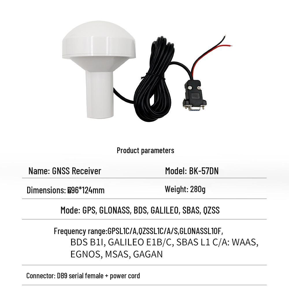 North Sky GPS Mushroom Head Receiver BE-57D: BeiDou GNSS Module with Ceramic Aerial & AIS Nautical Timekeeping