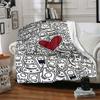 1pc Monster Print Blanket Warm,Perfect for Camping And Travel, Making It a Great Gift for Any Season yy250904170