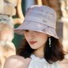 Mother Elegant Organza Sunscreen Basin Hat Outdoor Breathable Sunshade Sunscreen Hat Fashionable Versatile Bucket Hat