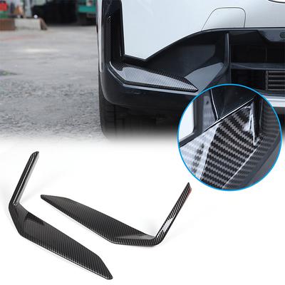 ABS Kohlefaser/Schwarz Für BMW X1 iX1 U11 2026 2026 Auto Frontstoßstange Seitenleisten Abdeckung Zierleisten Zubehör