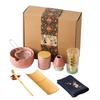 9Pieces Matcha Set Matcha Cutlery Set Matcha Tool Set Matcha Equipment Matcha Bowl and Spoon Ceramic Texture for Matcha