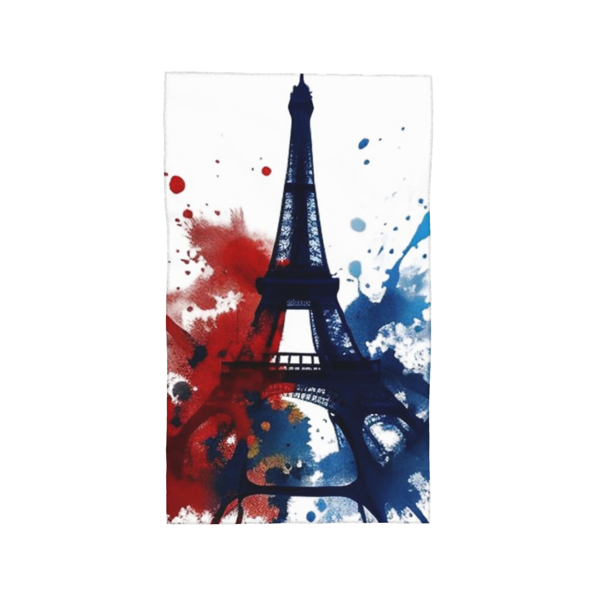 

Paris Eiffel Tower Soft Face Towel Quick Dry Pool Bath Cotton Towels Breathable W40*H60(CM)