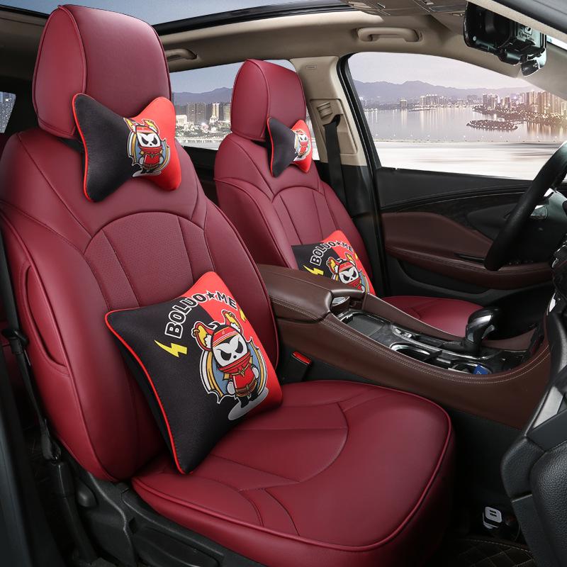 Buick Encore All-Season Leather Car Seat Cover with Original Texture, Full Surround, Custom Fit