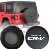 Universal Black Pvc Tire Cover For Cars Durable 0.7mm Thickness, Available In 14", 15", 16", 17" Sizes
