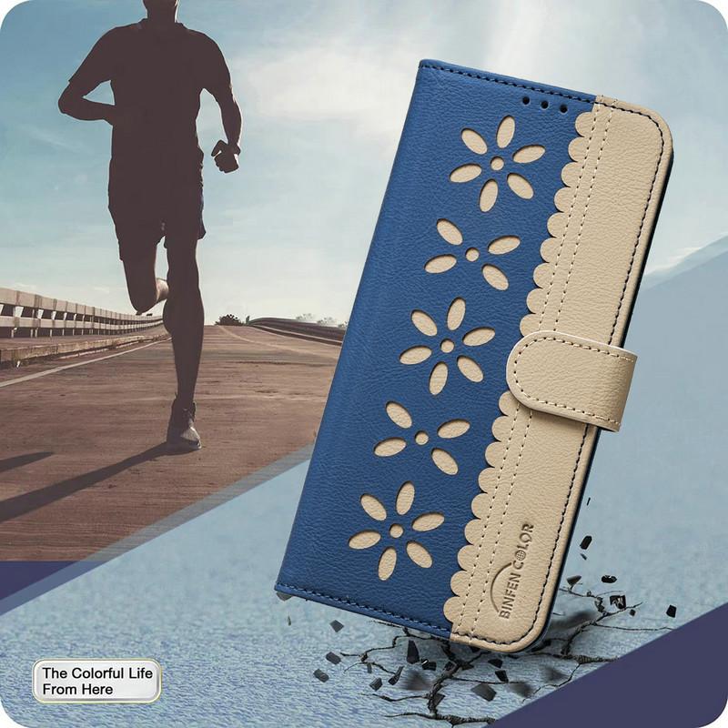 Flip Case For iPhone 16E 5G 2025 RFID Blocking Leather wallet Funda For iPhone 16 Plus 15 14 13 12 11 Pro Max Xs Xr 15+ Cover