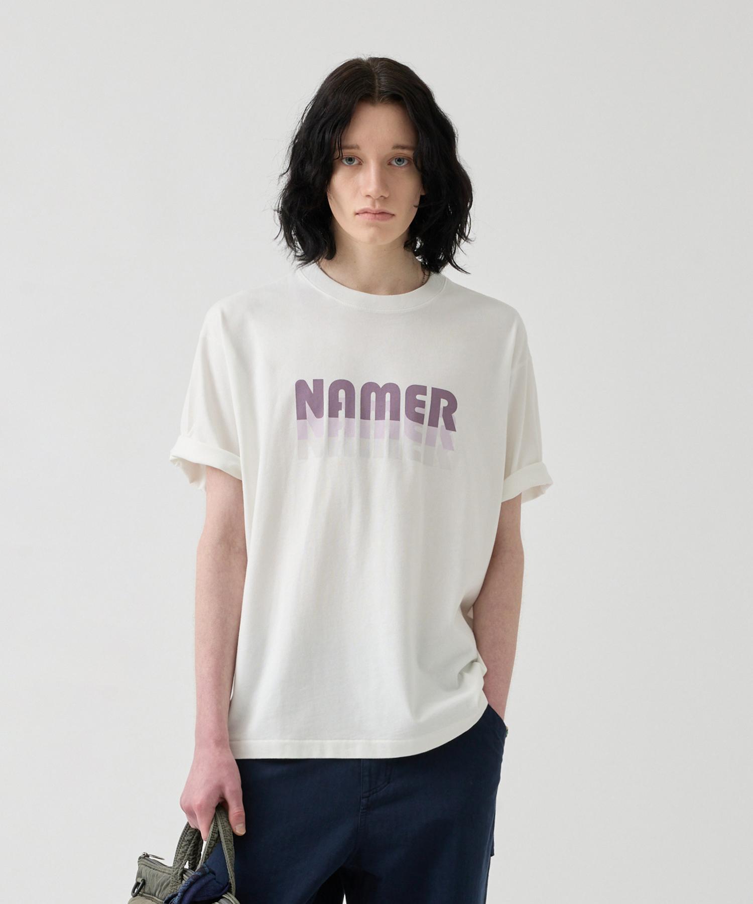 Namer Clothing Shadow Typo T-Shirts White White/M
