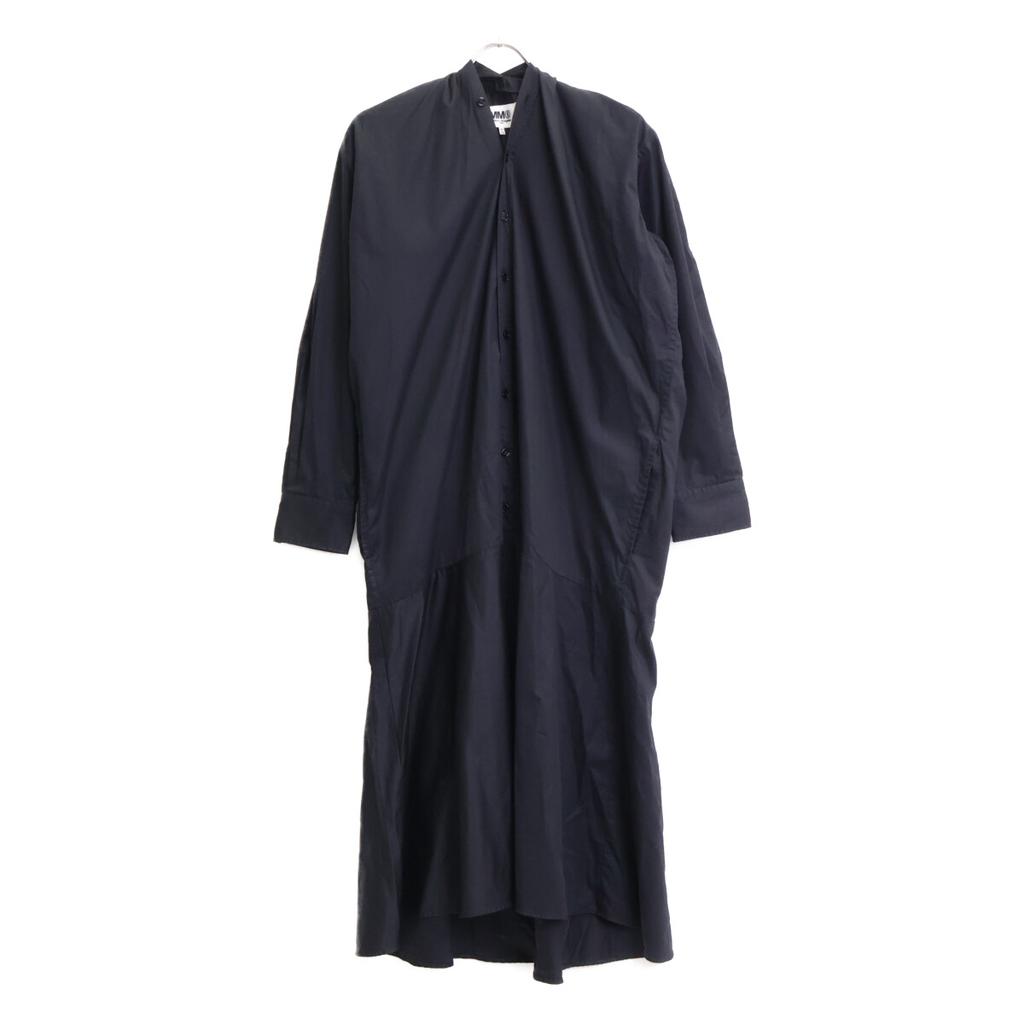 MM6 Black and White Stitching Deformed Dress Dress 36 blackUsed