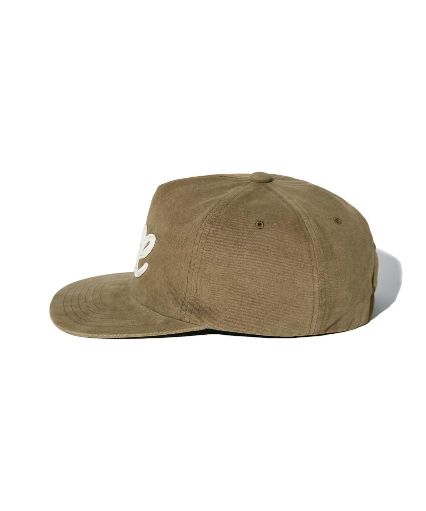PEACE MAKER Pce Wave Applique 5-Panel Cap (Beige)
