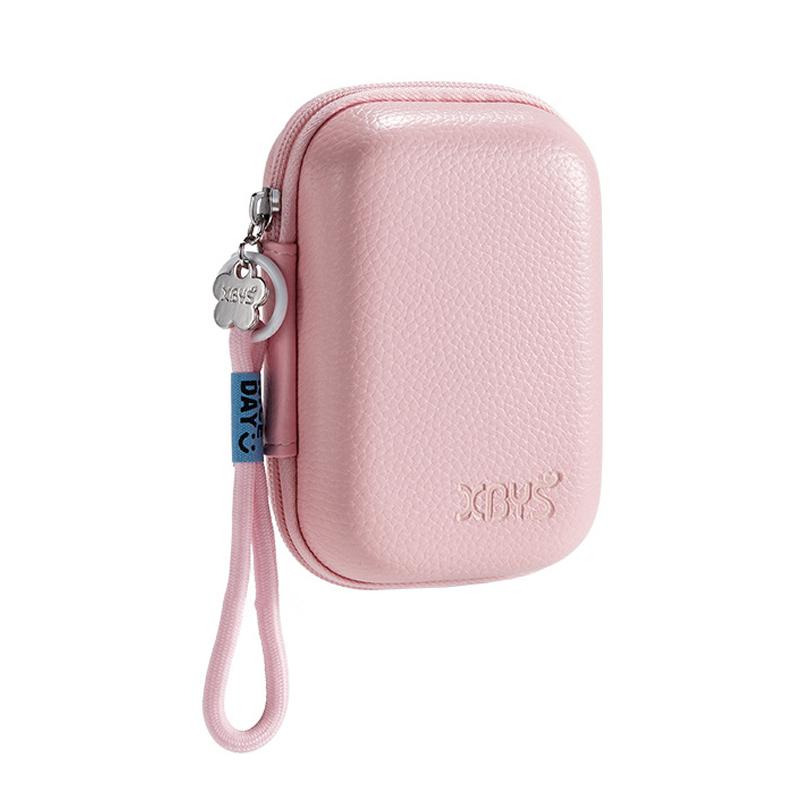 Outdoor Travel Mini CCD Camera Storage Box Protective Organizer Case for Durable Material розовый