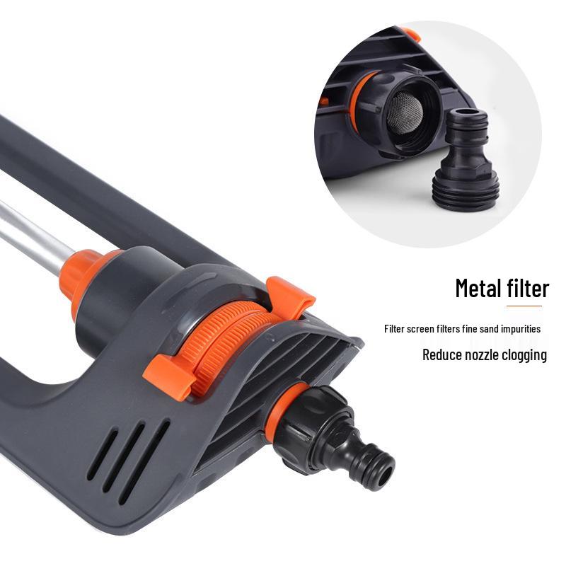 19-Hole Automatic Swing Sprinkler for Concrete Bridge and Yard Maintenance