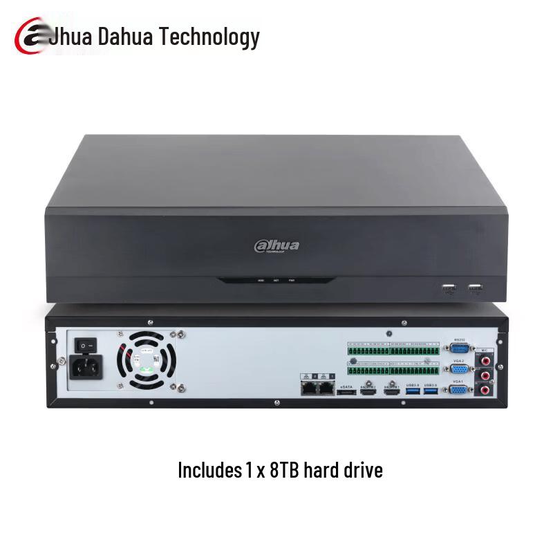 Dahua 64-Channel 8-Bay AI Network Video Recorder DH-NVR8864-X/Pro CN Plug (adapter Included)