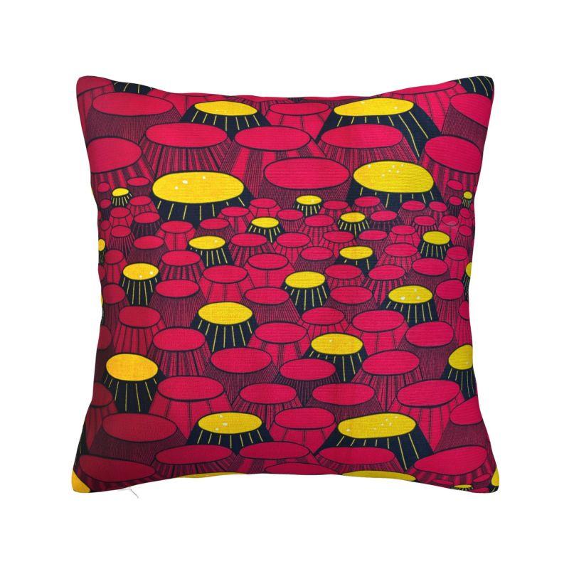 Afrikaanse Etnische Ankara Stijl Kussenhoes x cm Polyester Zachte Plaid Kussenhoes Voor Bank Zitdecoratie Beddengoed Kussensloop