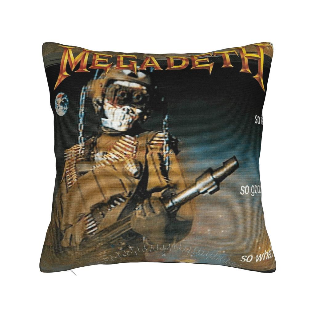 Megadeths Pillow Case MegaRock City Poster Comfy Pillow Cover For Sofa Car Home Decor Fashion Pillowcases