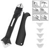 Caulk Remover Tools Kit, Grout Removal Tool, Sealant Finishing Tool, Glue Angle Scraper Tool For Window And Sink Renovations