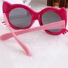 Moda Fete Băiat Copil Copil Ochelari de soare din desene animate Cute Cat Anti UV Ochelari Ochelari