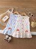 Girls' Korean Style Colorful Polka Dot Lace Sleeveless Summer Princess Dress