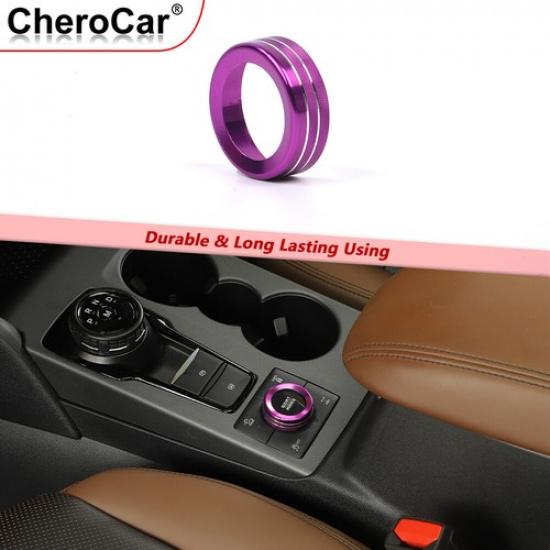 4WD Four-wheel Drive Switch Knob Trim Cover Purple for Ford Bronco Sport -25