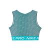 Nike Canotta da Allenamento Stampata Dri-Fit Pro Asciugatura Rapida Donna Top Verde Cactus Blu Fumo Bianco HQ5684-345