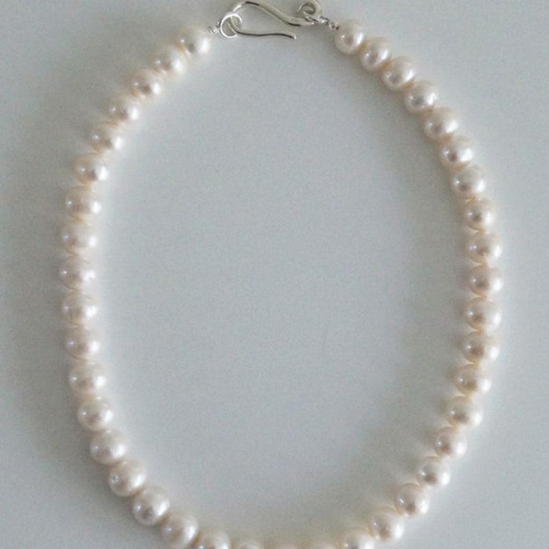

ANDEZVOUS CLASSY PEARL NECKLACE SILVER