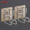 2Pcs Heavy-Duty Zinc Alloy Basin Hooks – Adhesive Multifunctional Hanger!No-Drill Storage for Kitchen/Bathroom Towels&Washbasins