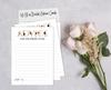 Inkdotpot Bridal Shower Games Advice For The Bride Set Of 50A  FloralA  Mad Libs Game