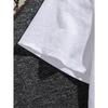 European sizes Bald Guys Men's Summer Short-sleeved T-shirts, Fashionable and Trendy Printed Men's Bottoming Shirts
