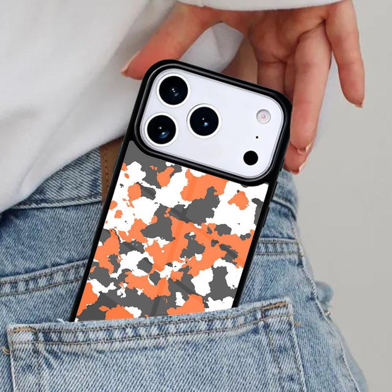 Neon Camouflage Pattern Phone Case for iPhone 17ProMax 12 13 14 15 16e 17 Pro Max Plus Air Cover