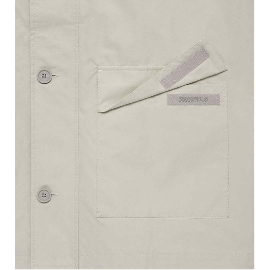 Fear of God Essentials SS22 Barn Jacket Mid-length Windbreaker Men Jackets Wheat FOG-SS22-263