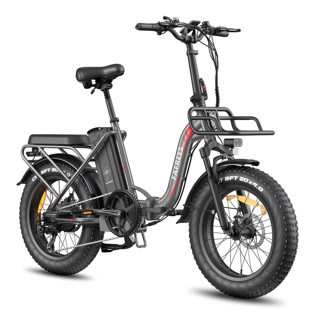 FAFREES F20 Max Folding Ebike with 48V 30Ah LG Battery, LCD Display