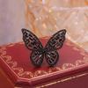 New Sight New Fashion Brand Jewelry Zirconia Butterfly Engagement Rings for Women Gift Adjustable Open Wedding Rings