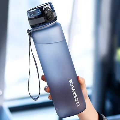 Hot Sale Sports Water Bottle 500/1000ML Protein Shaker Outdoor Travel Portable Leakproof Drinkware Plastic Drink Bottle BPA