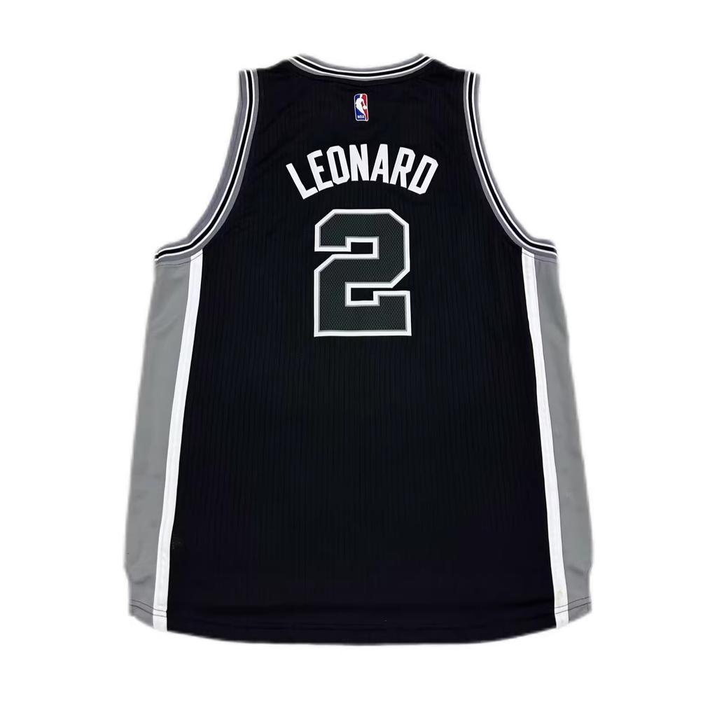 Adidas X NBA Collaboration Spurs Leonard Fashionable Versatile Number 2 Print Fan Edition Sleeveless Basketball Jersey Unisex Jersey 7470A-3HX-K91585