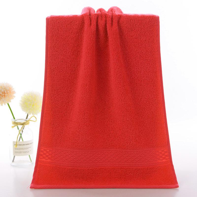 

Soft Absorbent Pure Cotton Face Towel - Adult Plain Color, Ideal for Gifting and Welfare 74*33 cm