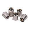 10Pcs B15 Brass-Nickel Plated Lamp Cap 1156 Single Contact Bayonet Auto Lamp Holder Ba15S Bay15D Auto Bulb Holder Cap