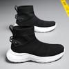 Classic Black Socks Runing Shoes Men High Sock Trainers Women Slip On Couple Casual Shoes Lightweight Sneakers Men Basket Homme