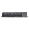 Wireless BT Keyboard Folding Keyboard Portable Ultra Slim BT Keyboard with Touchpad for