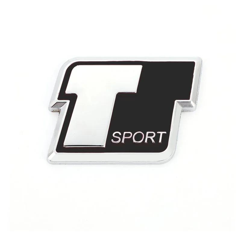 Car Sticker T Sport Stickers Emblem Badge Rear Trunk Decals for Toyota RAV4 Corolla Prado Tundra Highlander Hiace Venza Camry GO8