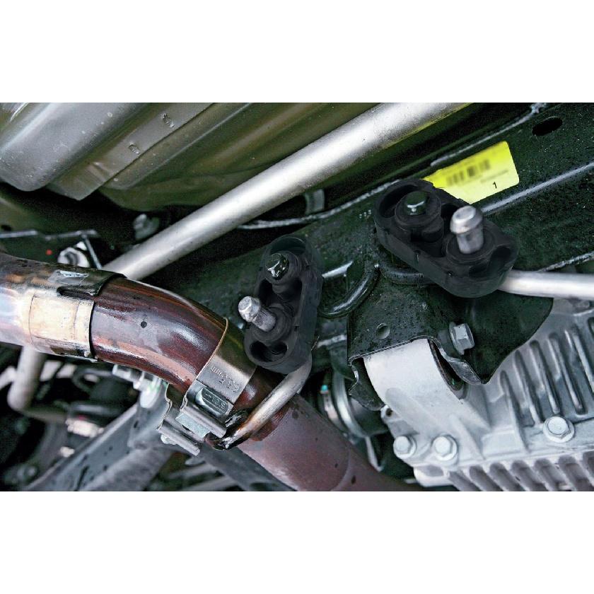 Ulators Exhaust Muffler Hangers 15092802 Compatible With 1999-2018 Silverado Sierra 1500, 2000-2018 Yukon/Tahoe, Built-In Iron Frame Hanger